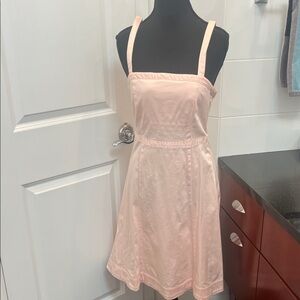 Elegant Pink Sleeveless Dress